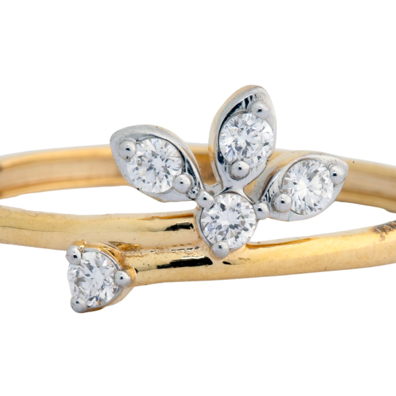 9K Hallmarked Gold | Lab Grown Diamond Ladies Ring 9LRWA334