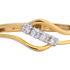9K Hallmarked Gold | Lab Grown Diamond Ladies Ring 9LRWA336