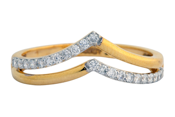 9K Hallmarked Gold | Lab Grown Diamond Ladies Ring 9LRWA337