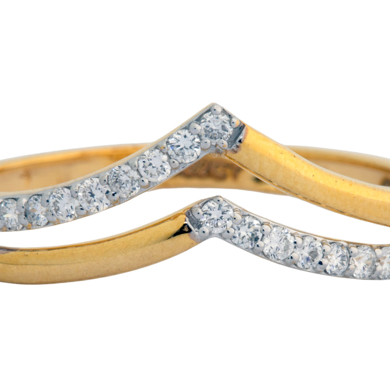 9K Hallmarked Gold | Lab Grown Diamond Ladies Ring 9LRWA337