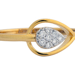 9K Hallmarked Gold | Lab Grown Diamond Ladies Ring 9LRWA342