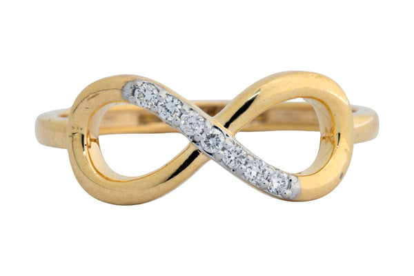 9K Hallmarked Gold | Lab Grown Diamond Ladies Ring 9LRWA343