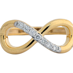 9K Hallmarked Gold | Lab Grown Diamond Ladies Ring 9LRWA343