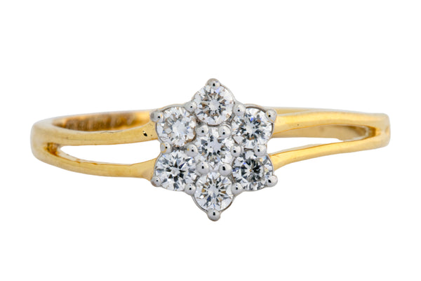9K Hallmarked Gold | Lab Grown Diamond Ladies Ring 9LRWA348