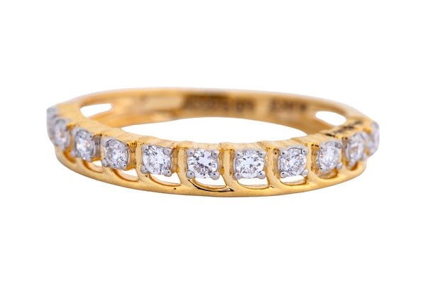 9K Hallmarked Gold | Lab Grown Diamond Ladies Ring 9LRWA351