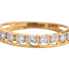9K Hallmarked Gold | Lab Grown Diamond Ladies Ring 9LRWA351