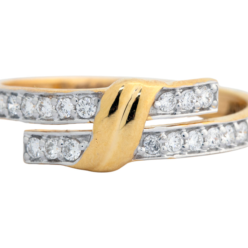 9K Hallmarked Gold | Lab Grown Diamond Ladies Ring 9LRWA358
