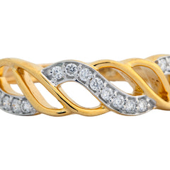 9K Hallmarked Gold | Lab Grown Diamond Ladies Ring 9LRWA361