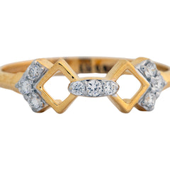 9K Hallmarked Gold | Lab Grown Diamond Ladies Ring 9LRWA362