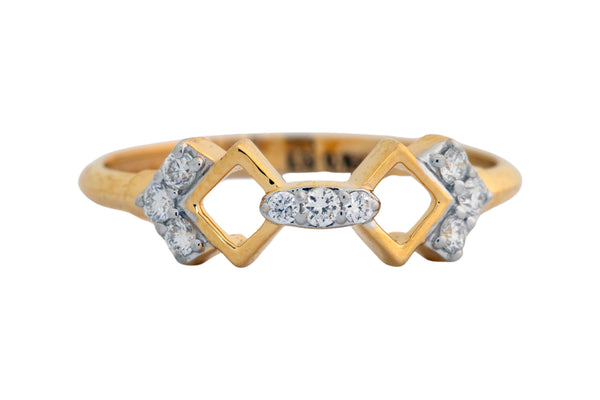 9K Hallmarked Gold | Lab Grown Diamond Ladies Ring 9LRWA362