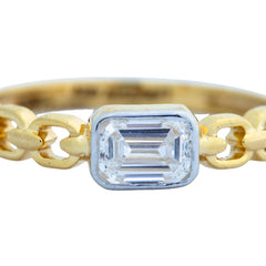 9K Hallmarked Gold | Lab Grown Diamond Ladies Ring 9LRWA368