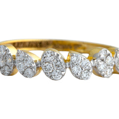 9K Hallmarked Gold | Lab Grown Diamond Ladies Ring 9LRWA372