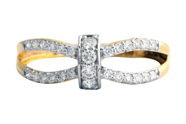 9K Hallmarked Gold | Lab Grown Diamond Ladies Ring 9LRWA380