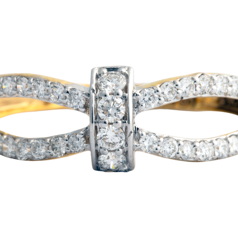 9K Hallmarked Gold | Lab Grown Diamond Ladies Ring 9LRWA380