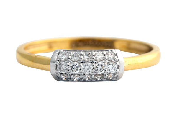 9K Hallmarked Gold | Lab Grown Diamond Ladies Ring 9LRWA381