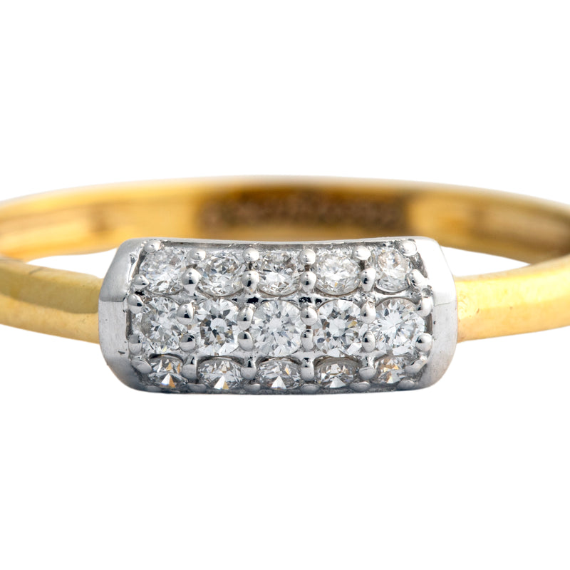 9K Hallmarked Gold | Lab Grown Diamond Ladies Ring 9LRWA381
