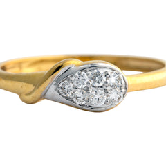 9K Hallmarked Gold | Lab Grown Diamond Ladies Ring 9LRWA382