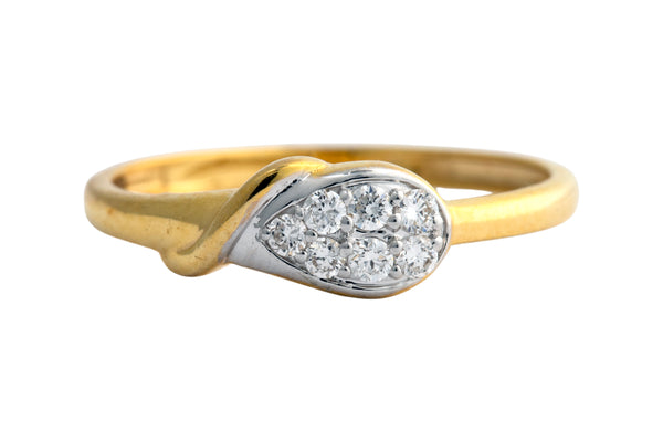 9K Hallmarked Gold | Lab Grown Diamond Ladies Ring 9LRWA382