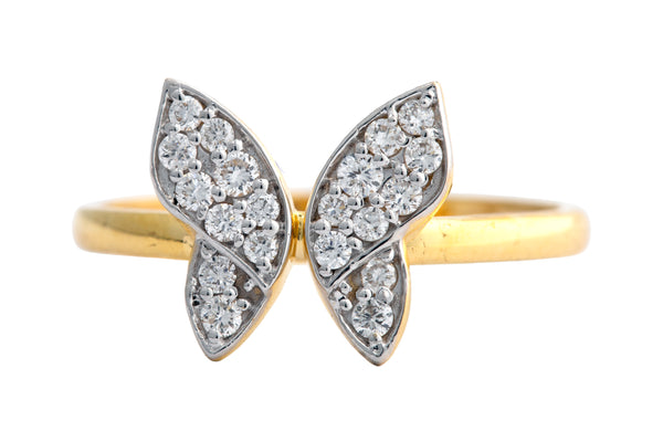 9K Hallmarked Gold | Lab Grown Diamond Ladies Ring 9LRWA383