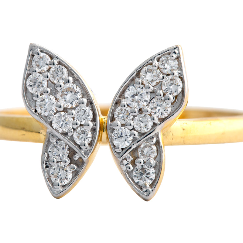 9K Hallmarked Gold | Lab Grown Diamond Ladies Ring 9LRWA383