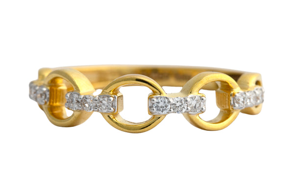 9K Hallmarked Gold | Lab Grown Diamond Ladies Ring 9LRWA384