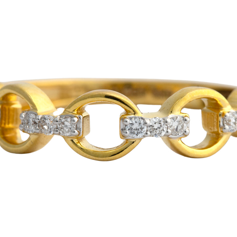 9K Hallmarked Gold | Lab Grown Diamond Ladies Ring 9LRWA384