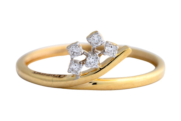 9K Hallmarked Gold | Lab Grown Diamond Ladies Ring 9LRWA385