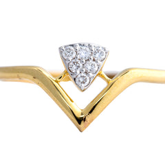 9K Hallmarked Gold | Lab Grown Diamond Ladies Ring 9LRWA386