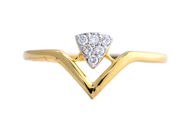 9K Hallmarked Gold | Lab Grown Diamond Ladies Ring 9LRWA386