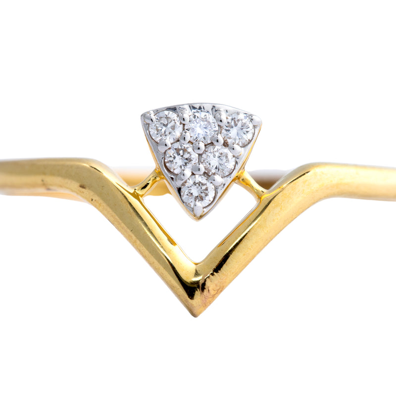 9K Hallmarked Gold | Lab Grown Diamond Ladies Ring 9LRWA386