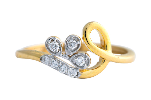 9K Hallmarked Gold | Lab Grown Diamond Ladies Ring 9LRWA387