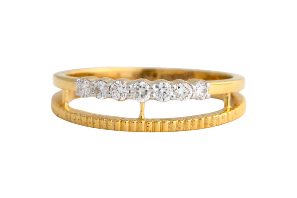 9K Hallmarked Gold | Lab Grown Diamond Ladies Ring 9LRWA388