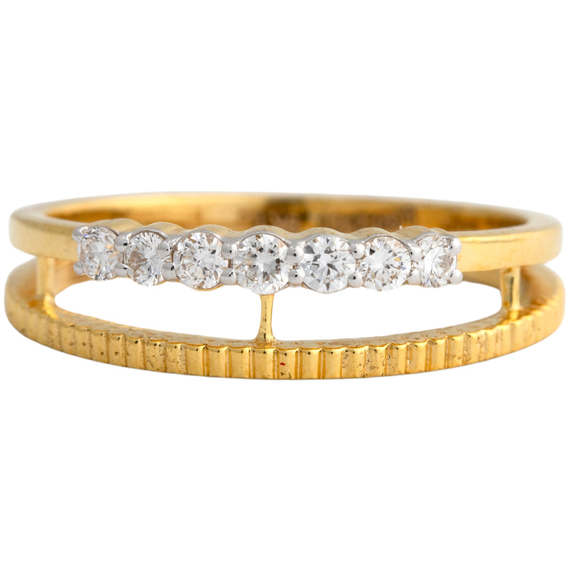 9K Hallmarked Gold | Lab Grown Diamond Ladies Ring 9LRWA388