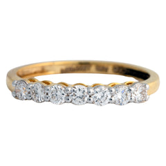 9K Hallmarked Gold | Lab Grown Diamond Ladies Ring 9LRWA390