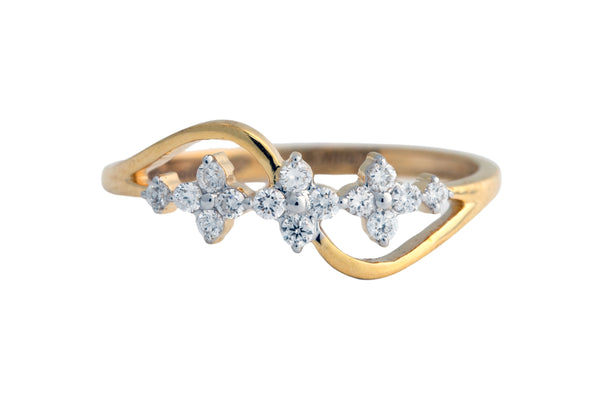 9K Hallmarked Gold | Lab Grown Diamond Ladies Ring 9LRWA391