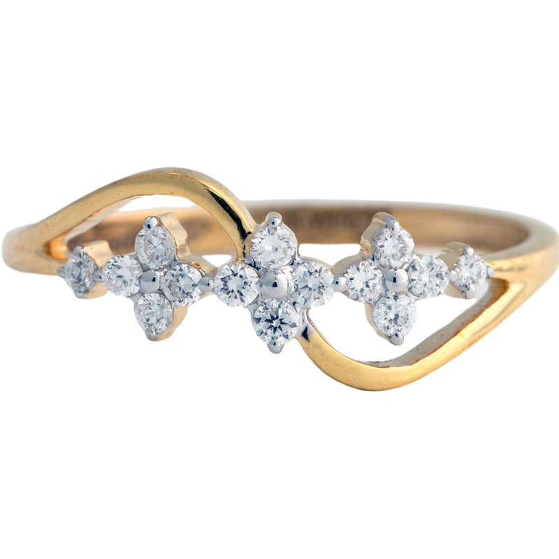 9K Hallmarked Gold | Lab Grown Diamond Ladies Ring 9LRWA391