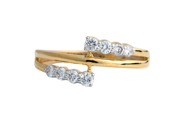 9K Hallmarked Gold | Lab Grown Diamond Ladies Ring 9LRWA392