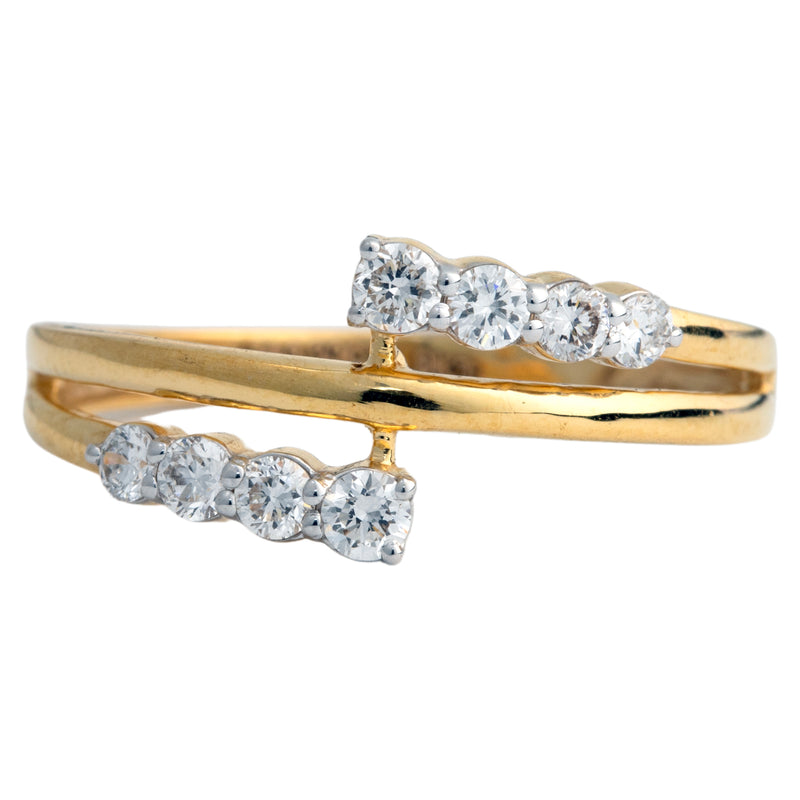 9K Hallmarked Gold | Lab Grown Diamond Ladies Ring 9LRWA392
