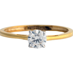 9K Hallmarked Gold | Lab Grown Diamond Ladies Ring 9LRWA396