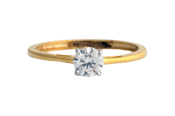 9K Hallmarked Gold | Lab Grown Diamond Ladies Ring 9LRWA396