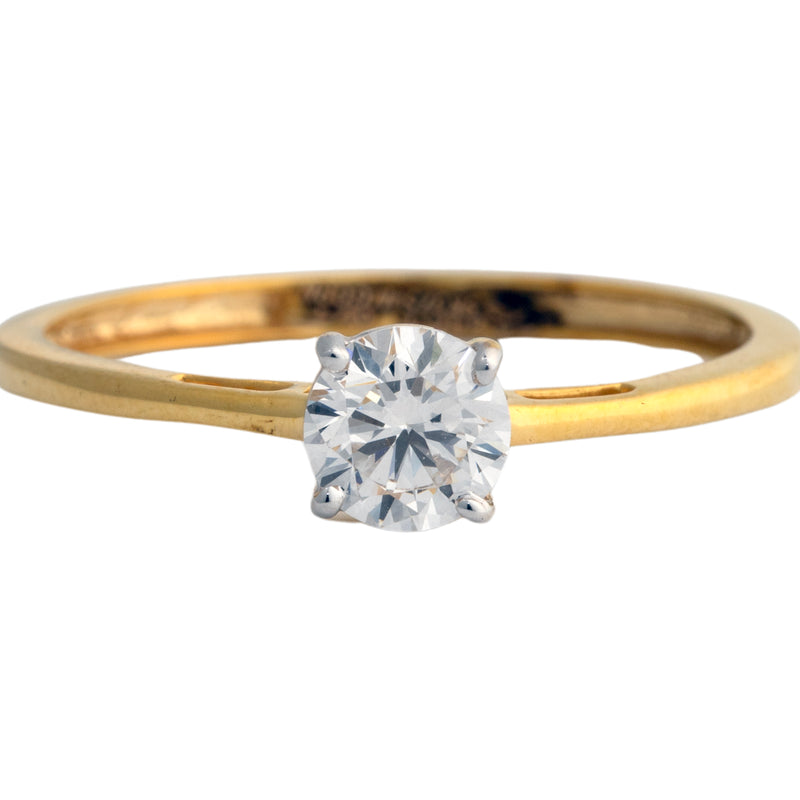 9K Hallmarked Gold | Lab Grown Diamond Ladies Ring 9LRWA396