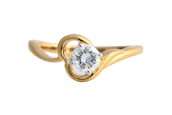 9K Hallmarked Gold | Lab Grown Diamond Ladies Ring 9LRWA397