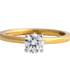 9K Hallmarked Gold | Lab Grown Diamond Ladies Ring 9LRWA399