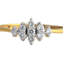 9K Hallmarked Gold | Lab Grown Diamond Ladies Ring 9LRWA403