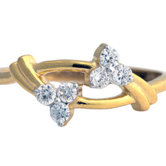 9K Hallmarked Gold | Lab Grown Diamond Ladies Ring 9LRWA405