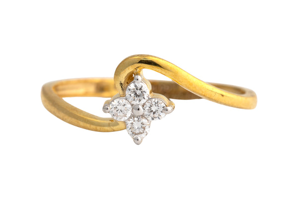 9K Hallmarked Gold | Lab Grown Diamond Ladies Ring 9LRWA407
