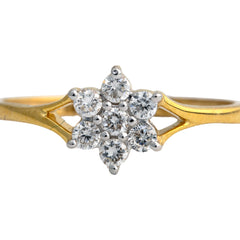 9K Hallmarked Gold | Lab Grown Diamond Ladies Ring 9LRWA408