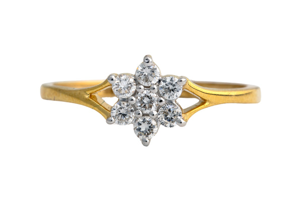 9K Hallmarked Gold | Lab Grown Diamond Ladies Ring 9LRWA408
