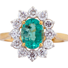 9K Hallmarked Gold | Lab Grown Diamond Ladies Ring 9LRWA921