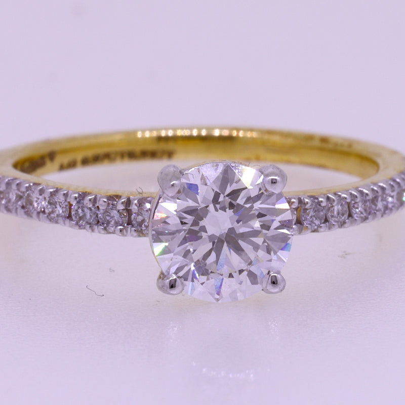 14K Hallmarked Gold | Lab Grown Diamond Ladies Ring 4LRX126